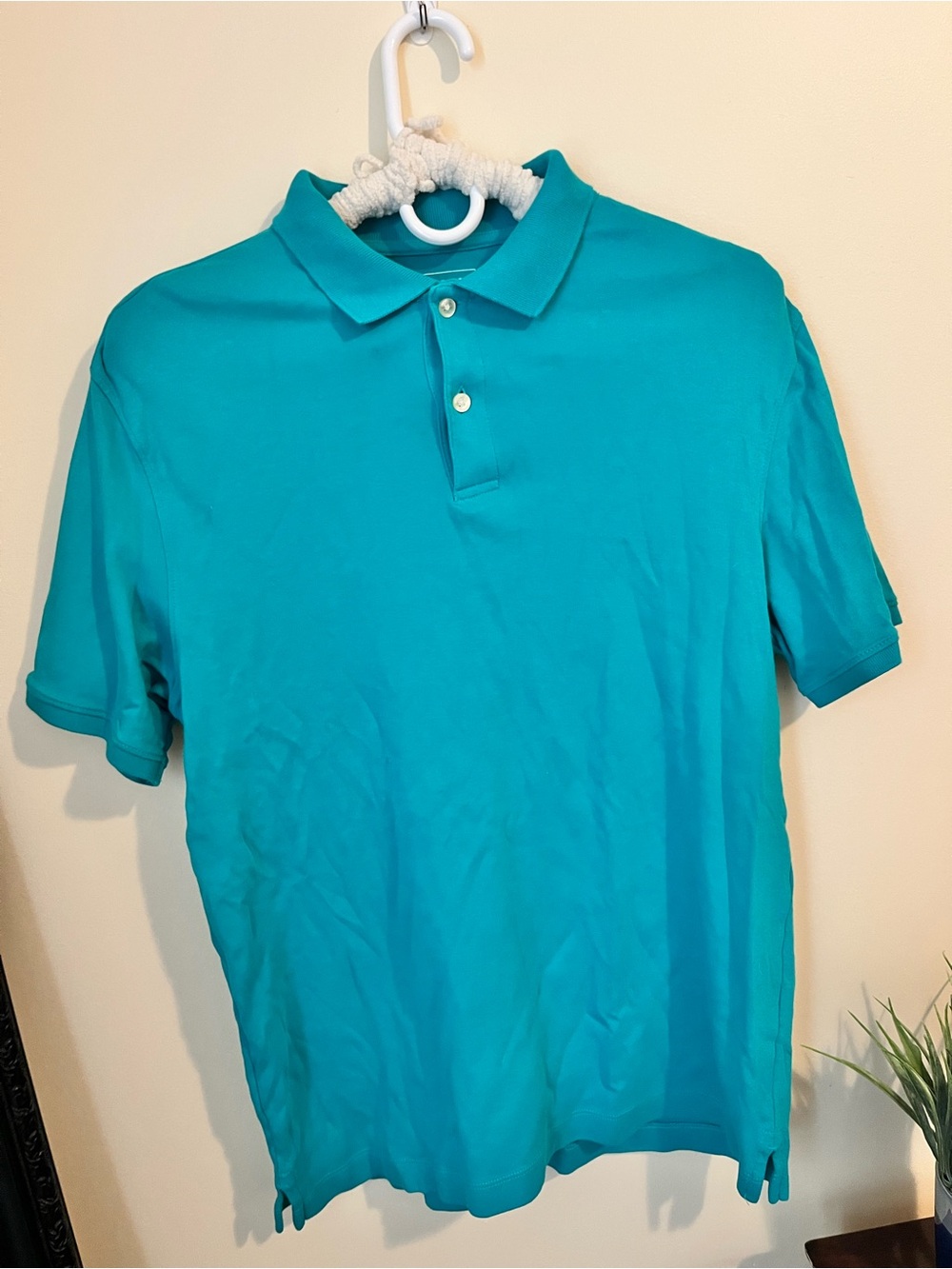 Van Heusen Teal Short-Sleeve Polo